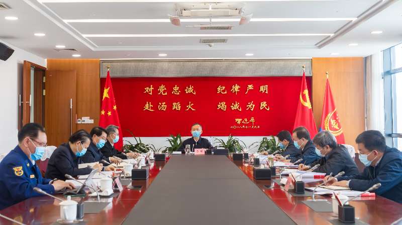 爱爱大鸡巴黄明在应急管理部党委会上强调 着力加强党委班子自...